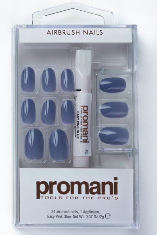 Seti i thonjve të ri i Promanit me ngjyrë blu darkë antracid PR-5669