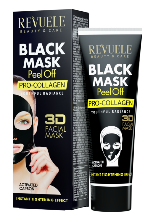 REVUELE BLACK MASK Peel Off Pro-Collagen
