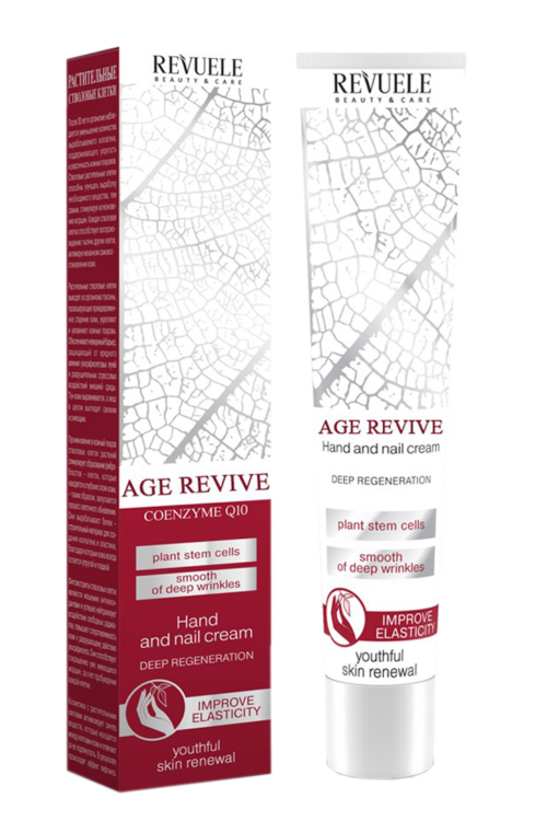 REVUELE AGE REVIVE Hand & Nail Cream for Youthful Skin Renewal