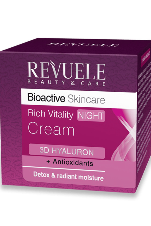 REVUELE BIOACTIVE 3D HYALURON Rich Vitality Night Cream