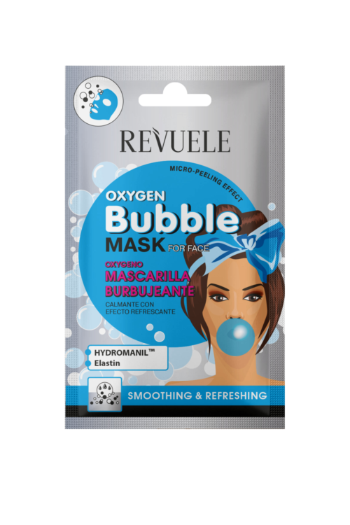 REVUELE Smoothing OXYGEN BUBBLE MASK with Refreshing Effect