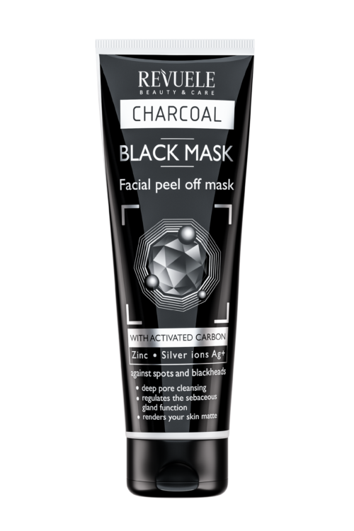 REVUELE CHARCOAL Black Mask Peel Off with Activated Carbon