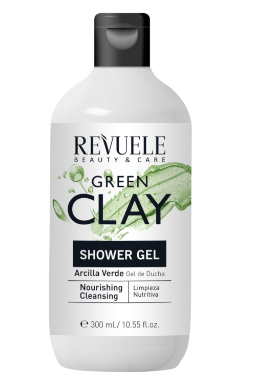 REVUELE CLAY SHOWER GEL- Green