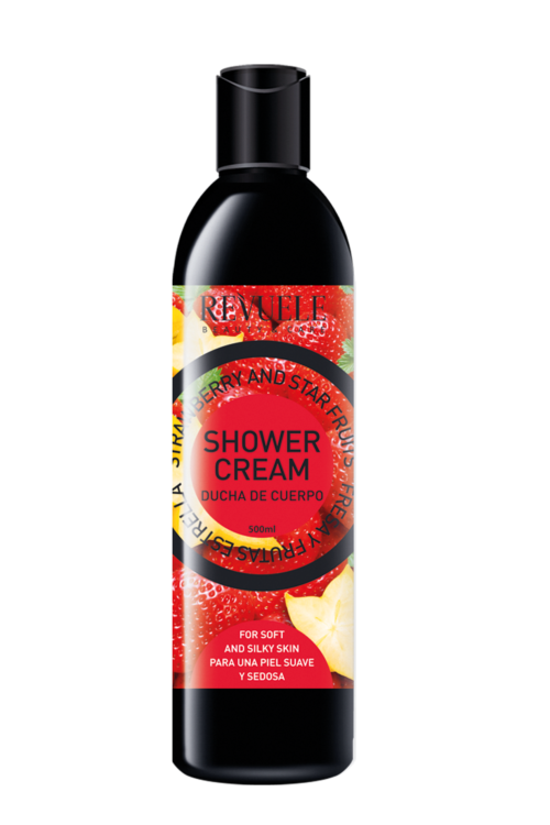 REVUELE FRUIT SKIN CARE Strawberry and Star Fruits Shower Cream