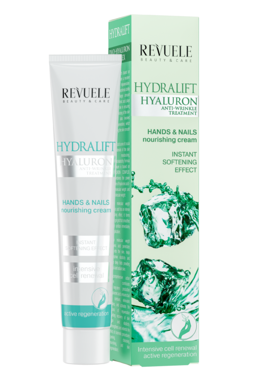 REVUELE HYDRALIFT HYALURON Hands & Nails Nourishing Cream Instant Softening Effect