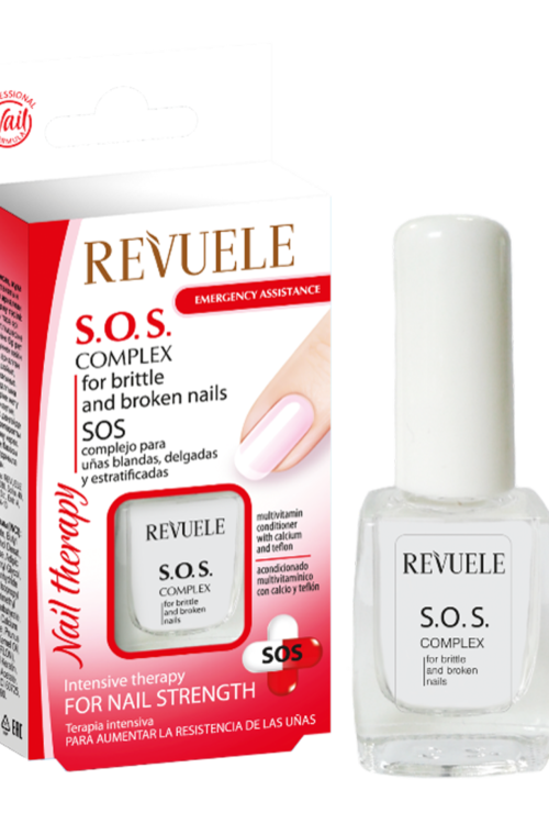 REVUELE NAIL THERAPY S.O.S. Complex for Brittle & Broken Nails