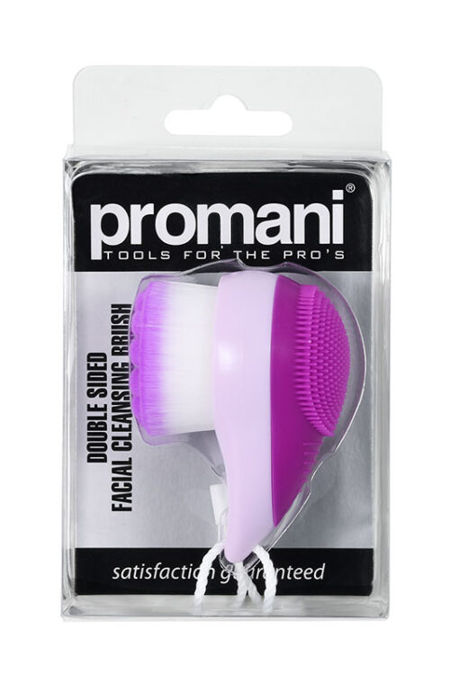 PROMANI DOUBLE SIDED FACIAL CLEANSING BRUSH