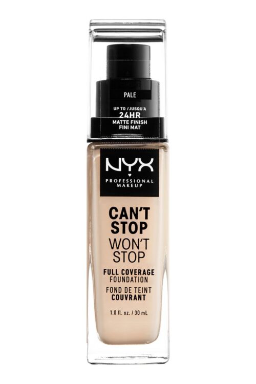 Full Coverage Foundation 24hr NYX Professional Makeup Can’t Stop Won’t Stop CSWSF 30ml