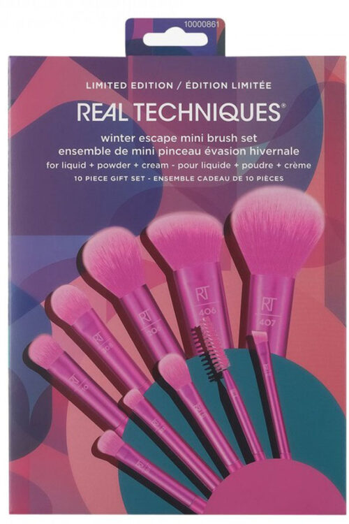 REAL TECHNIQUES WINTER ESCAPE MINI BRUSH SET