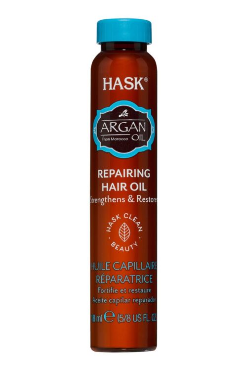 Repairing Hair Oil Strengthens and Restores HASK Argan Oil 18ml