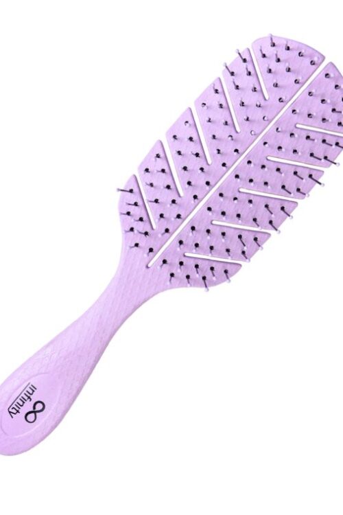 Eco Detangling Hairbrush INFINITY BIOutiful Purple