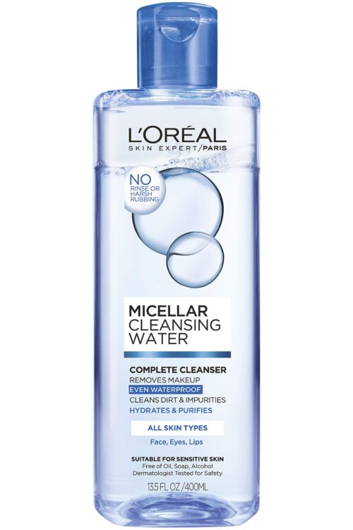 Skincare Micellar Cleansing Water Complete Cleanser to Remove Makeup, Gentle Cleanser, Makeup Remover