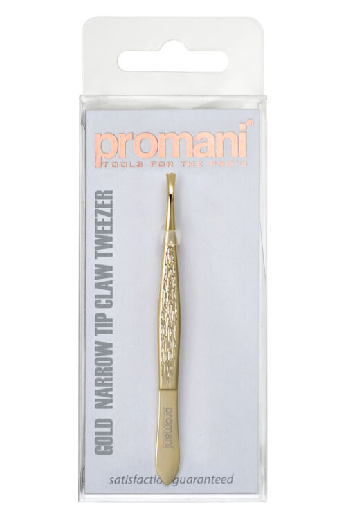 Promani Gold/Fine Tip Tweezers PR-919
